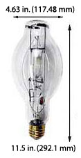 H.I.D. Metal Halide BT37 - ED37 MH750W/U/LU/BT37