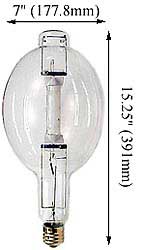 H.I.D. Metal Halide BT56 M1500U/3K