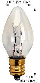 Incandescent Colored Chandelier 5C7