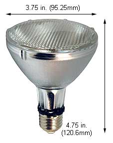 Shatter Resistant Incandescent Safe-Shield R - BR - Par Lamps 50PAR30QNFL/LN/SS SAFE-SHIELD