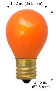 Incandescent Colored Sign Lamps 10S11N/O
