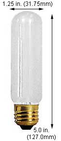 Incandescent Incandescent T10 60T10/IF