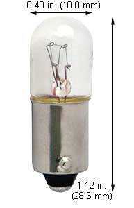 Incandescent Miniature T3.25 1828