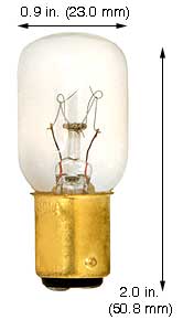 Incandescent Incandescent T7 D 15T7DC/SS CLEAR SAFE-SHIELD
